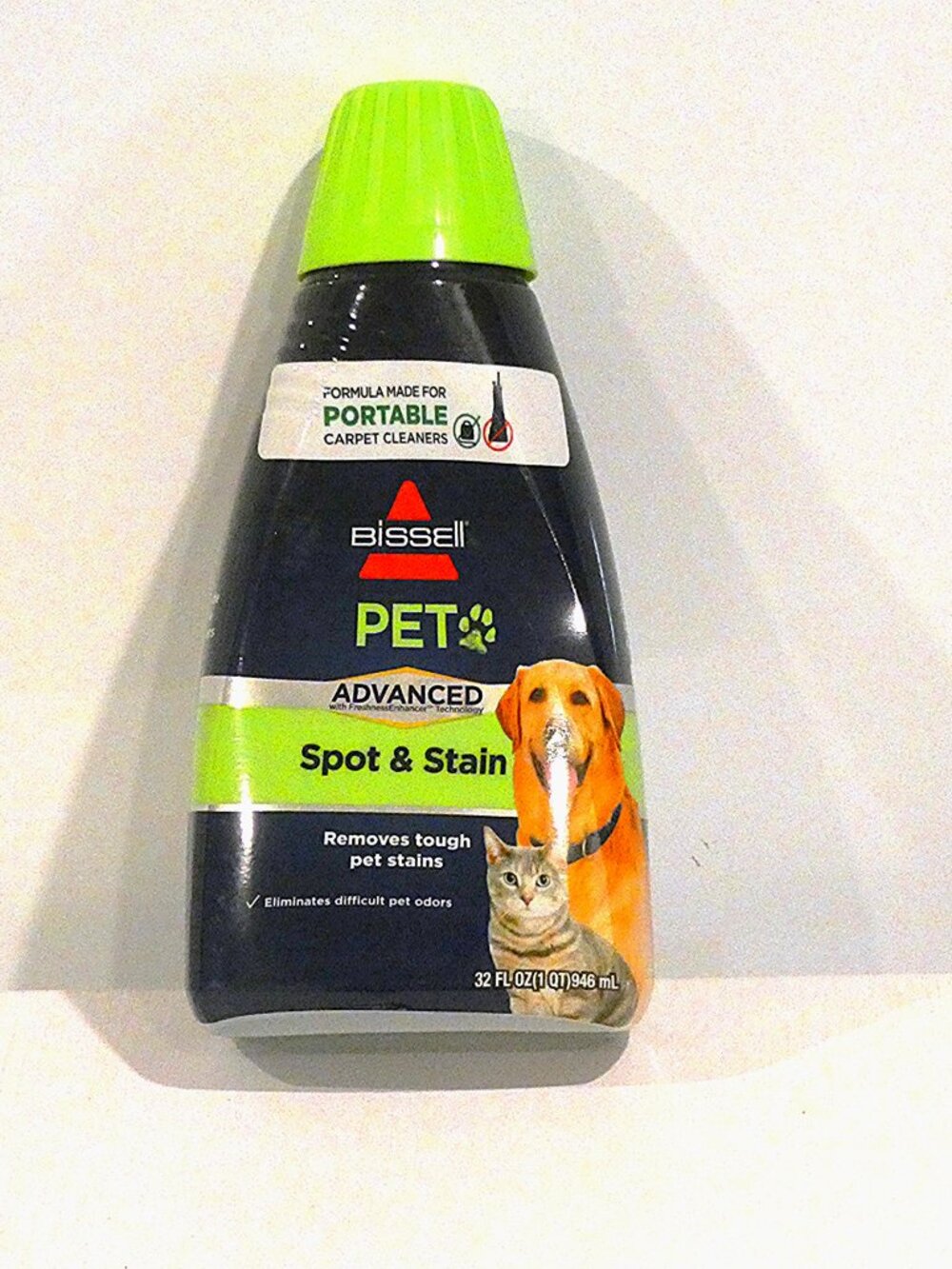 NEW BISSELL Pet Advanced Spot & Stain for Portable Carpet Cleaner 32 oz Bottle